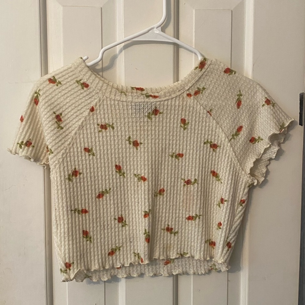 Urban Waffle Floral Top